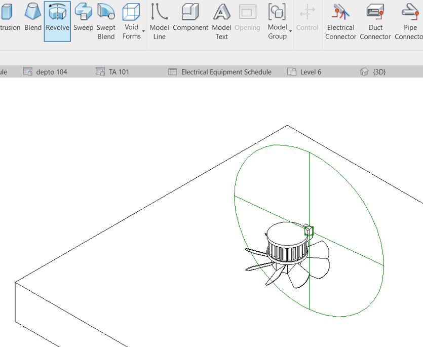 Familea de ventiladort trifasico | Curso Revit MEP (Online)